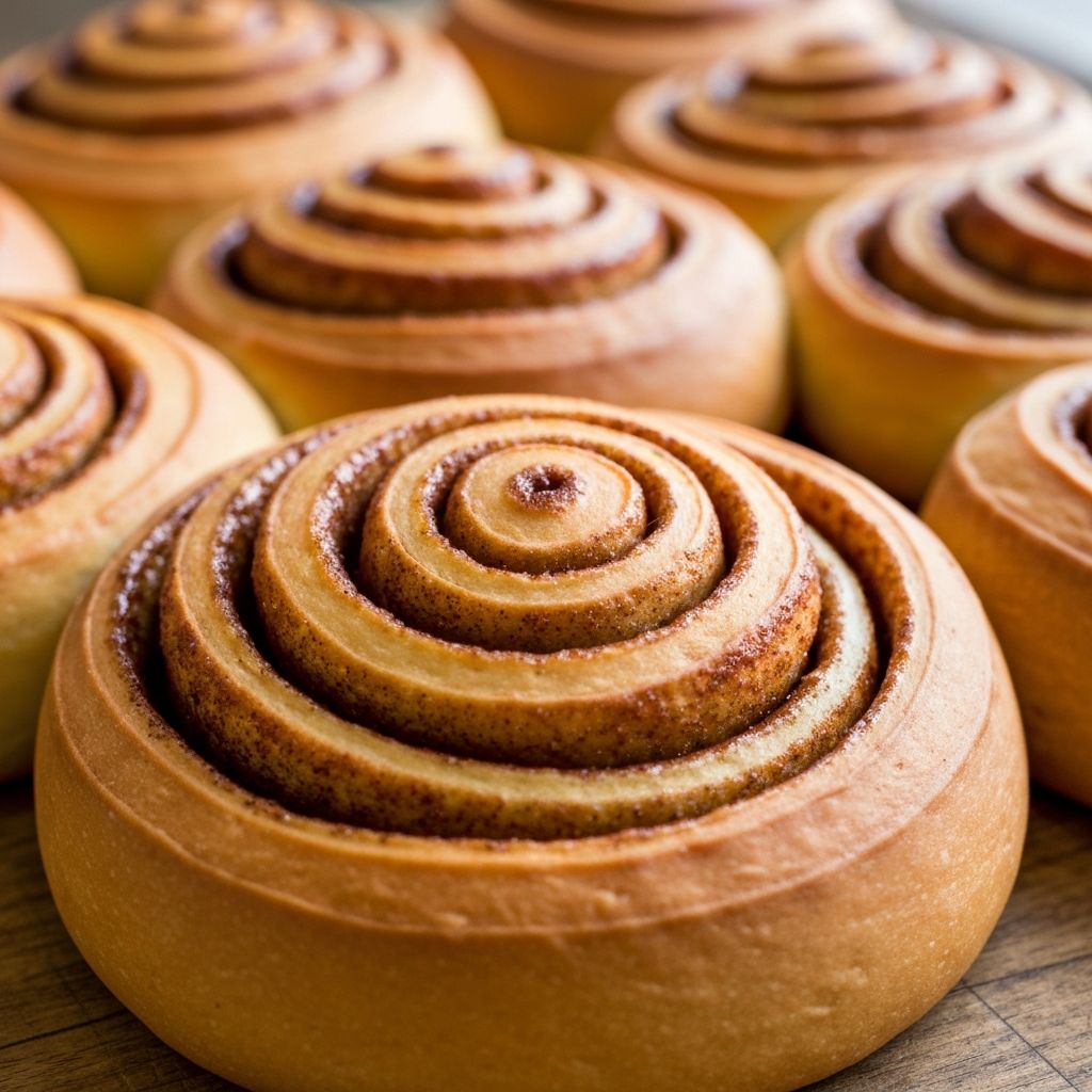 Fresh artisan cinnamon rolls